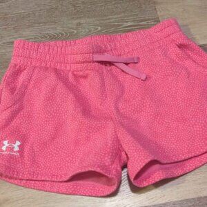 Under Armour Youth Large (14/16) Pink Rival Shorts